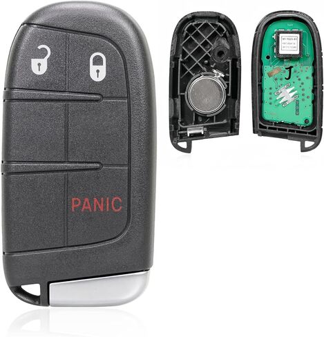 Replacement Keyless Entry Remote Car Key Fob M3N40821302 433MHz 46 Chip 3 Buttons for Jeep Grand Cherokee 2014 2015 2016 2017 2018 2019 2020 2021 2022 in Saudi Arabia