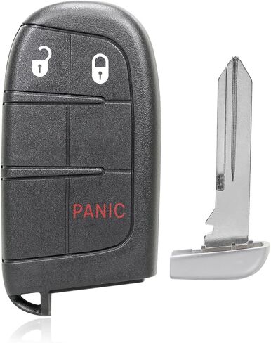 Replacement Keyless Entry Remote Car Key Fob M3N40821302 433MHz 46 Chip 3 Buttons for Jeep Grand Cherokee 2014 2015 2016 2017 2018 2019 2020 2021 2022 in Saudi Arabia