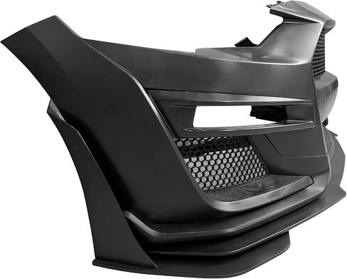 FREEMOTOR802 Aftermarket Front Bumper Cover Conversion Kit GT500 Style fits 2018-2023 Ford Mustang with Front Bumper Lip, Grille and Fog Light Cover Black Primer PP in Saudi Arabia