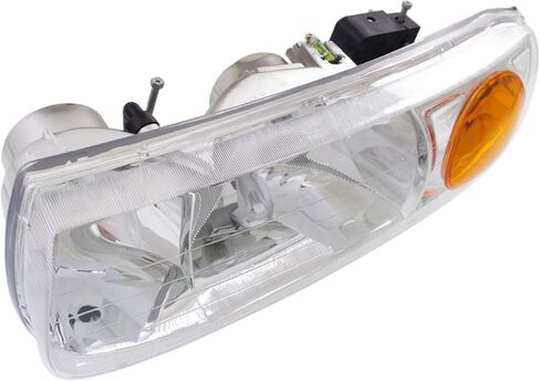 سائق Garage-Pro ومصباح جانبي للركاب لقاعدة Saturn SL2 2000-2002 يناسب أيضًا هالوجين SL1 مع استبدال المصباح (S)# 21112455 21112456 in Saudi Arabia