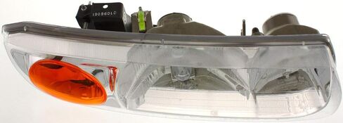 سائق Garage-Pro ومصباح جانبي للركاب لقاعدة Saturn SL2 2000-2002 يناسب أيضًا هالوجين SL1 مع استبدال المصباح (S)# 21112455 21112456 in Saudi Arabia