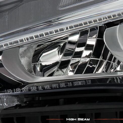 AKKON - FITS 2014-2022 Infiniti Q50 w/o AFS LED جهاز الإسقاط المصابيح الأمامية CLEAR CLAS in Kuwait