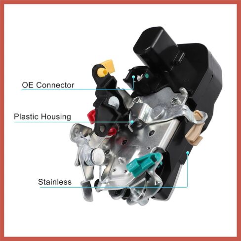 ACROPIX Front Left Side Power Door Lock Actuator Motor for Dodge Durango 2004 2005 2006 2007 2008 2009 for Chrysler Aspen 2007 2008 2009 No.55364143AA Car Parts in Saudi Arabia