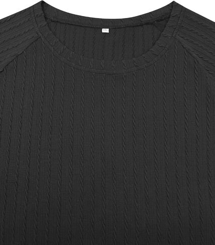 VISLILY Womens-Plus-Size-Summer-Tops Casual Crew Neck Lightweight Shirts Trendy Knit Tunic Basic Short Sleeve Blouses XL-5XL in Saudi Arabia