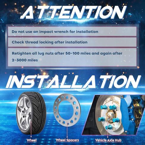‎ 8x6.5 Wheel Spacers 12mm Wheel Spacers, 8x165.1 8x170 8x180 Wheel Adapter, 8 Lug, 127mm Bore, Fit for F250 E350 Ram 2500 3500 Express 3500 K3500 Silverado Suburban 2500 Sierra 2500HD 3500HD, 4pc in Saudi Arabia