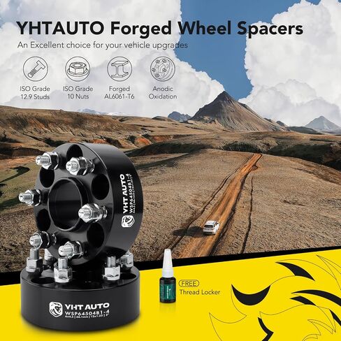 yhtauto 6x4.5 بوصة محور فواصل العجلة المركزية 2 بوصة نوبات الحدود 2005-2022 ، باثفايندر 2005-2012 ، خط الاستواء 2009-2012 ، Xterra 2005-2015 6 in Saudi Arabia