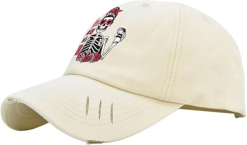Roses are Red Inside Im Dead Valentines Hats for Men Washed Distressed Baseball Cap Soft Washed Dad Hat Adjustable in Saudi Arabia
