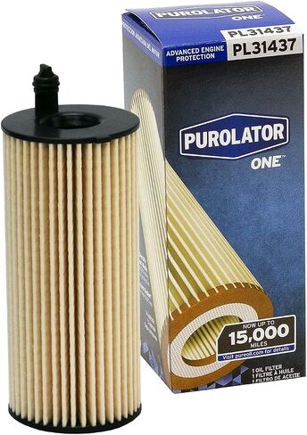 Purolator PL31437 Purolatorone Advanced Engine Protect Protect Cartridge Filter متوافق مع BMW X3 ، 330i ، 330i Xdrive ، 530i Xdrive ، 530i ، 430i ، X4 ، 430i Gran Coupe ، 430i Xdrive و 530e in Saudi Arabia