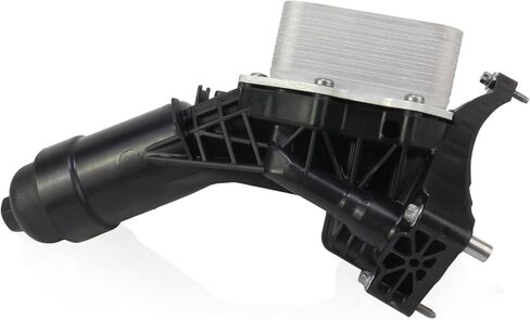11428651710 Upgrade Aluminum Engine Oil Cooler Filter Housing with Cooler Sensor & Gaskets for BMW 330e 330i 430i 530i 630i 730Li X3 X4 X5 X6 Z4 2017-2023, Replaces 11428580415 11428580414 in Saudi Arabia