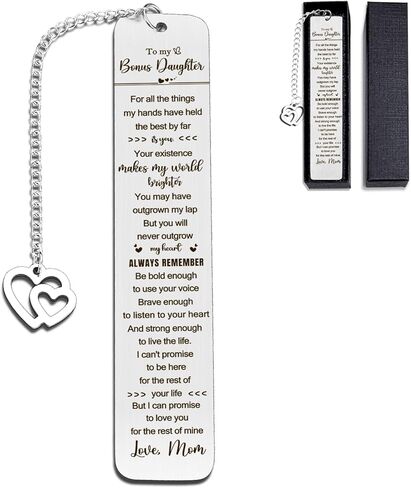 Bookmarks for Daughter Kids, Birthday Gifts for Daughter from Mom, Mother Daughter Gifts Book Mark for Girls in Kuwait