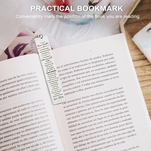 Bookmarks for Daughter Kids, Birthday Gifts for Daughter from Mom, Mother Daughter Gifts Book Mark for Girls in Kuwait