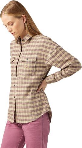 Dickies Women's Long Sleeve Flannel Shirt in Saudi Arabia