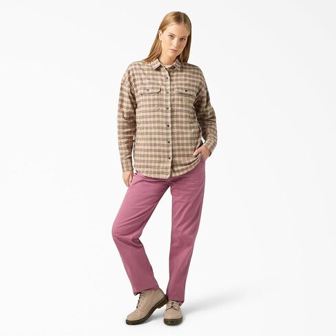 Dickies Women's Long Sleeve Flannel Shirt in Saudi Arabia