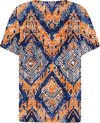 Womens 2025 Floral Summer Blouses Dressy Casual Tops V Neck 3/4 Length Sleeve Shirt Trendy Boho Spring Ladies Clothes in Saudi Arabia