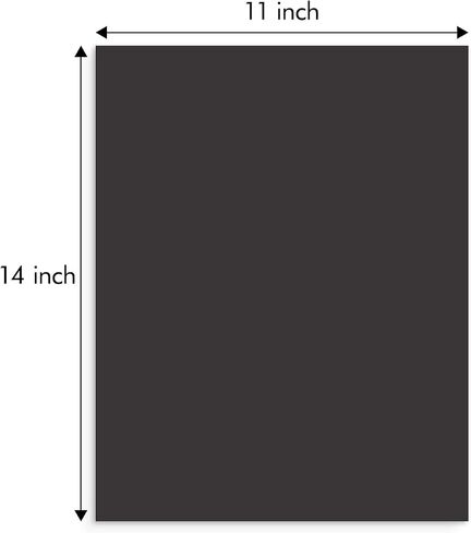 Golden State Art, Pack of 25 5x7 Black Uncut Mat Boards, Great for Photos, Pictures, Frames, Acid-Free, White-Core in Kuwait