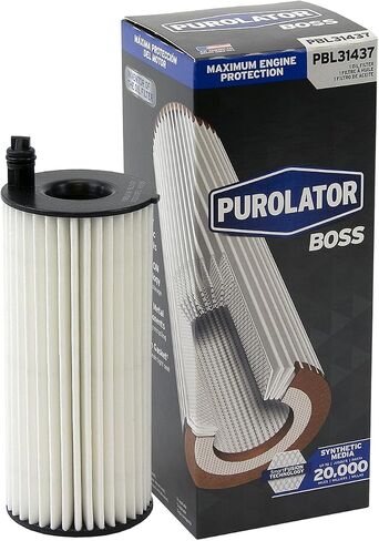 Purolator PL31437 Purolatorone Advanced Engine Protect Protect Cartridge Filter متوافق مع BMW X3 ، 330i ، 330i Xdrive ، 530i Xdrive ، 530i ، 430i ، X4 ، 430i Gran Coupe ، 430i Xdrive و 530e in Kuwait