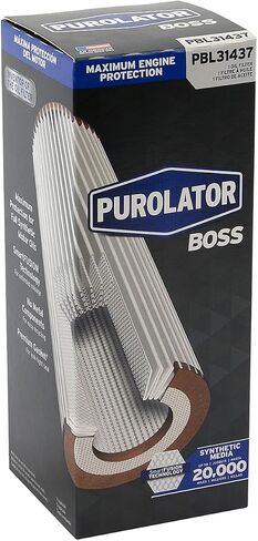 Purolator PL31437 Purolatorone Advanced Engine Protect Protect Cartridge Filter متوافق مع BMW X3 ، 330i ، 330i Xdrive ، 530i Xdrive ، 530i ، 430i ، X4 ، 430i Gran Coupe ، 430i Xdrive و 530e in Kuwait