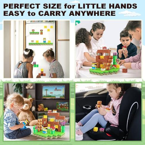 120PCS 1'' Magnetic Blocks-Build Mine Magnet World Set Sensory Toys for Kids 3+ Years Old Magnetic Cubes for Boys Toddler Boys Toys Age 4-6 8-10 10-12 in Kuwait