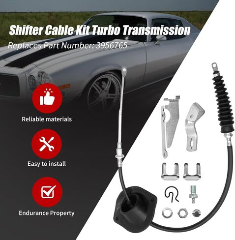 3956765 Syfter Cable Kit Turbo Transmission ، استبدال Camaro ، استبدال Chevelle ، استبدال El Camino ، استبدال Monte Carlo1968-1972 in Saudi Arabia