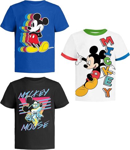 Disney Mickey Mouse Shirt for Kids (Boys Clothes) Fantasia Tshirt 2T Toddler R/WH/Cel SS in Saudi Arabia