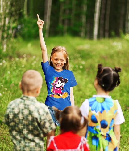 Disney Mickey Mouse Shirt for Kids (Boys Clothes) Fantasia Tshirt 2T Toddler R/WH/Cel SS in Saudi Arabia
