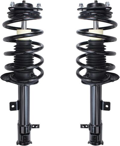 Detroit Axle - 2 Rear Struts for 2007-2016 Dodge Caliber Jeep Patriot Compass Complete Struts Shocks with Coil Spring 2008 2009 2010 2011 2012 2013 2014 2015 Replacement Quick Install Ready Struts in Saudi Arabia