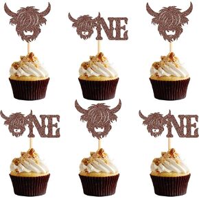 Ercadio 24 PCS Black Wolf Cupcake Topcake Topcake Silhouette Black Glitter Cupcake Topper Wolf Cupcake Decoration يختار موضوعًا للحيوان للاستحمام طفل عيد ميلاد لوازم الحفل in Kuwait