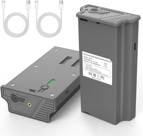 2 حزمة جديدة تكشف عن حزمة بطارية ليثيوم ليثيوم لتكشف توسكام SK ، X ، XB ، X Pro ، Pro 3.0 ، X Gen 2.0 ، X Gen 3.0 Trail Camera Recameable Bratey (سعة 6000 مللي أمبير في الساعة) in Saudi Arabia
