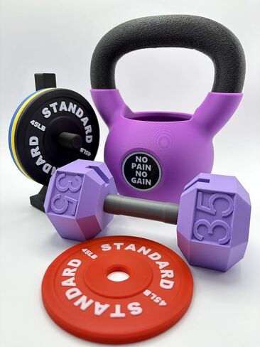 Fitness-Themed Office Desk Set, 3-Piece Dumbbell Business Card Holder, Pen Holder, Black in Saudi Arabia