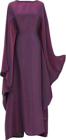 دبي الخفافيش فستان رداء لامع للنساء مسلم 1PC Abaya عيد الصلاة ملابس ناعمة دبي حفل السفر فستان ماكسي أبايا in Saudi Arabia