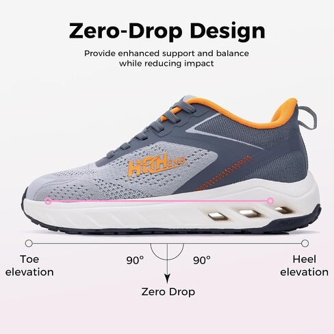 Goobon Womens Wide Toe Box Walking Shoes With Arch Support Wide Width Tennis Runneakers Zero Drop Shoe in Saudi Arabia