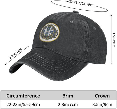 Seal of The Joint Special Operations Command (Jsoc) Pattern Printing Baseball Cap for Men Women Dad Hat Adjustable Cap Black in Saudi Arabia