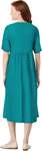 Woman Within Women's Plus Size Button-Front Essential Dress in Saudi Arabia