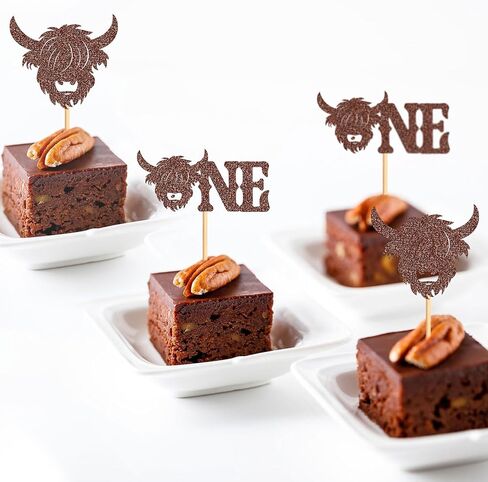 Ercadio 24 PCS Black Wolf Cupcake Topcake Topcake Silhouette Black Glitter Cupcake Topper Wolf Cupcake Decoration يختار موضوعًا للحيوان للاستحمام طفل عيد ميلاد لوازم الحفل in Kuwait