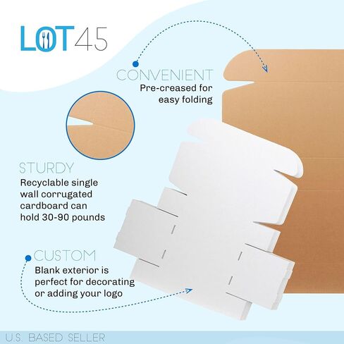 9x6x4 Inch Shipping & Packaging Boxes for Small Busniess Set of 20, White Corrugated Cardboard Small Mailer Box, Shipping Boxes in Saudi Arabia