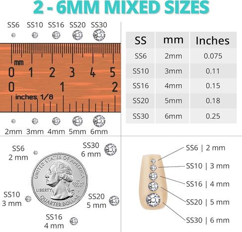 30000Pcs Resin Rhinestones Set for Crafting Bedazzling, Gray Flatback Gems Jewels for Crafts Clothes Shoes Fabric Outfit Nails Makeup, Grey Flat Back Crystal 2-6mm with b 7000 Glue in Kuwait