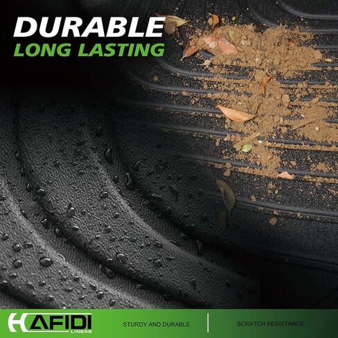 HAFIDI® Floor Mats Fit for Ford Maverick 2025 2024-2022 (Not for Hybrid) All Weather Protection TPE Anti-Slip Automotive Floor Liners, Fits 1st & 2nd Row Full Set Custom Accessories, Black in Kuwait