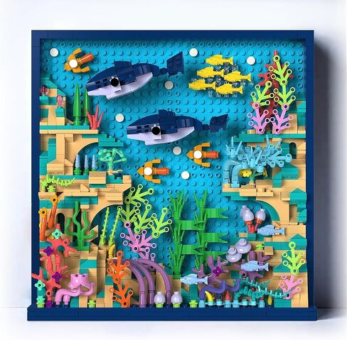 Micro Brick Flower World Building Set, 3D Floral Wall Art Home Office Decoration or Table Display, Creative Building Craft Set, Ideas Gift Building Toy for Adults,Teens Ages 8+ Kids in Saudi Arabia