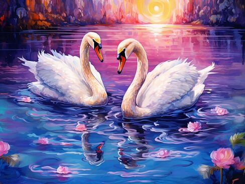 Sewnsty Needlepoint Kits 14CT Stamped Cross Stitch Kits for Adults Mountain Flowers Counted Cross Stitch Kits Cross Stitch Patterns (Landscape) in Saudi Arabia