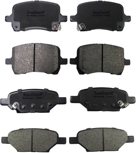 Front and Rear Brake Ceramic Pads for 2005-2007 Chevy Cobalt 2008-2010 HHR 2004-2006 Malibu for Selected Pontiac G5 G6, Disc Brake Pad Replacement P-1028 P-1033 in Saudi Arabia