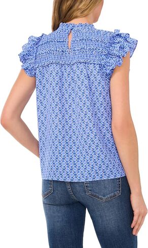 Cece الكشكش النسائي Smocked Tyoke Babydoll Blouse in Kuwait
