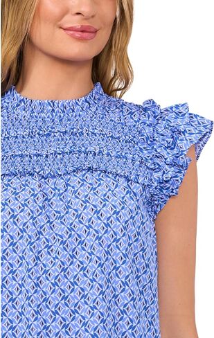 Cece الكشكش النسائي Smocked Tyoke Babydoll Blouse in Kuwait