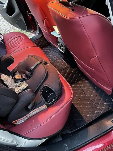 AerfineCar Mats Fit for BMW 1 2 3 4 5 6 7 8 Series X1 X2 X3 X4 X5 X6 X7 GT Waterproof car Floor mats Custom Full Coverage All Weather Protection Non-Slip Leather Floor Liners (Fashion Color 8) in Kuwait