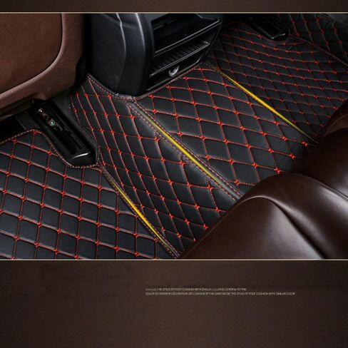 AerfineCar Mats Fit for BMW 1 2 3 4 5 6 7 8 Series X1 X2 X3 X4 X5 X6 X7 GT Waterproof car Floor mats Custom Full Coverage All Weather Protection Non-Slip Leather Floor Liners (Fashion Color 8) in Kuwait