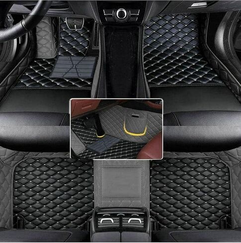 AerfineCar Mats Fit for BMW 1 2 3 4 5 6 7 8 Series X1 X2 X3 X4 X5 X6 X7 GT Waterproof car Floor mats Custom Full Coverage All Weather Protection Non-Slip Leather Floor Liners (Fashion Color 8) in Kuwait
