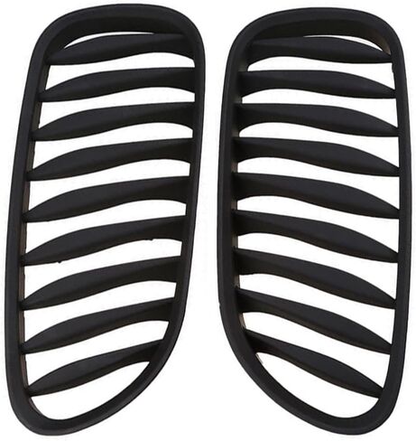 Left Right Front Kidney Grille, 1 Pair, ABS, Compatible with BMW Z4 E85 E86 - Gloss Black in Saudi Arabia