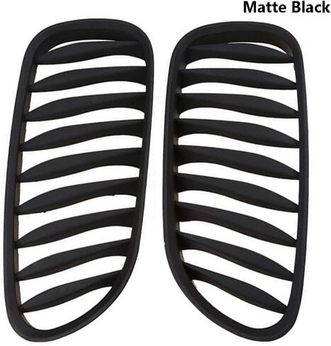 Left Right Front Kidney Grille, 1 Pair, ABS, Compatible with BMW Z4 E85 E86 - Gloss Black in Saudi Arabia