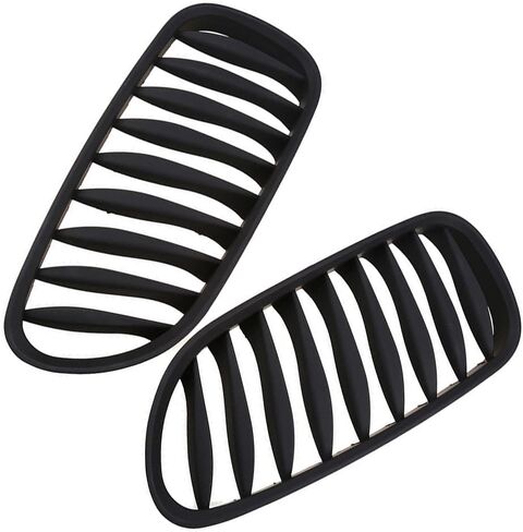 Left Right Front Kidney Grille, 1 Pair, ABS, Compatible with BMW Z4 E85 E86 - Gloss Black in Saudi Arabia