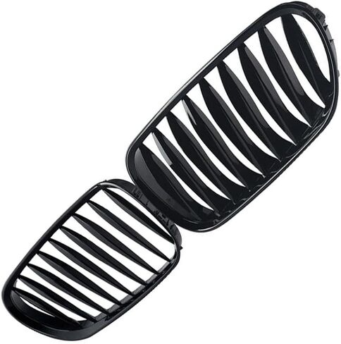 Left Right Front Kidney Grille, 1 Pair, ABS, Compatible with BMW Z4 E85 E86 - Gloss Black in Saudi Arabia