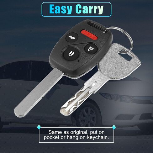 X AUTOHAUX 313.8MHz N5F-S0084A Replacement Smart Proximity Keyless Entry Remote Key Fob for Honda Civic for Acura MDX 2006-2013 4 Buttons Uncut Car Ignition Key 46 Chip in Saudi Arabia